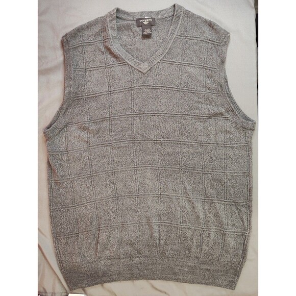 Men's Docker's Sweater Vest Graphite Gray XL - Picture 1 of 3